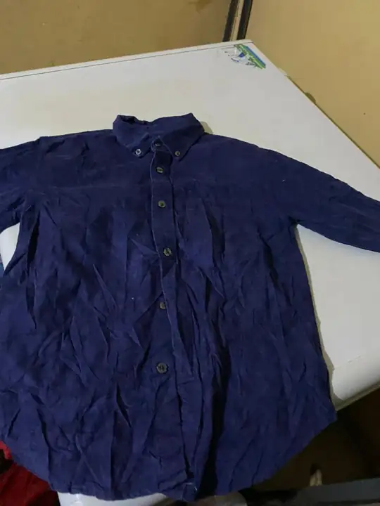 Donated clothing sorted for the clothing drive