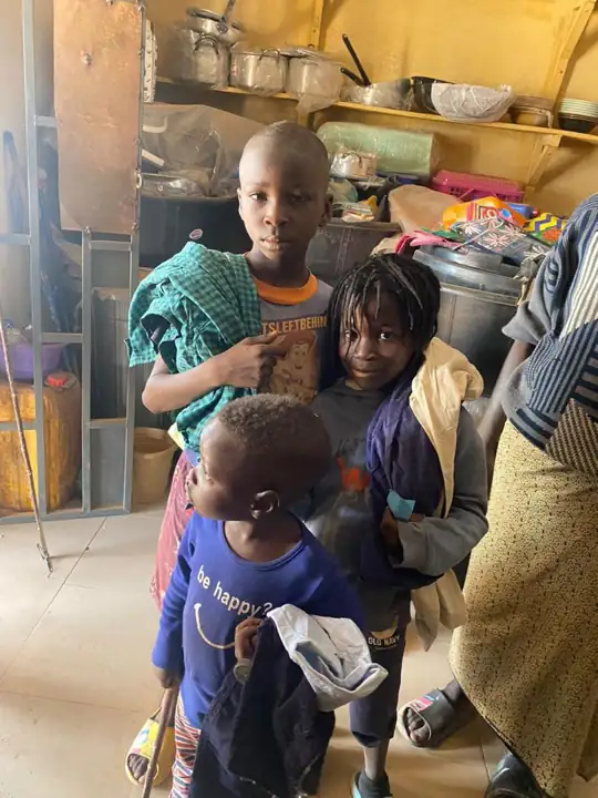 A family receiving support from the WillysDave outreach team