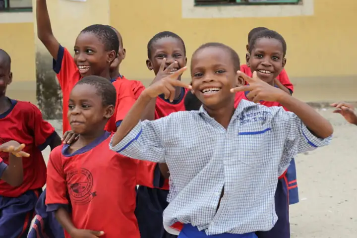 WillysDave team with pupils during a school outreach visit